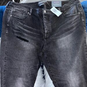 Torrid black crop jeans